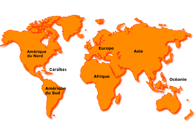 Une carte du monde